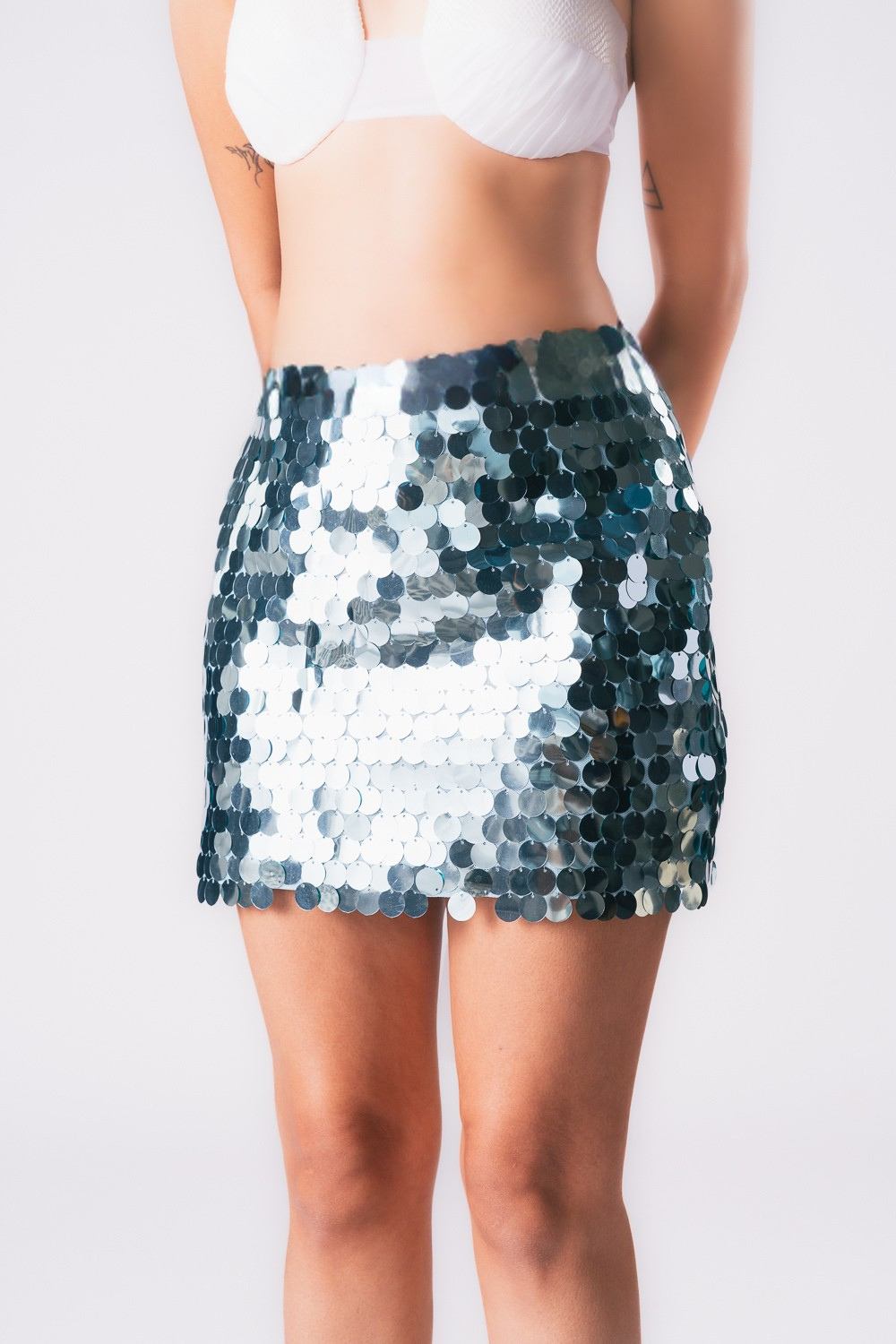AQUA COIN SKIRT