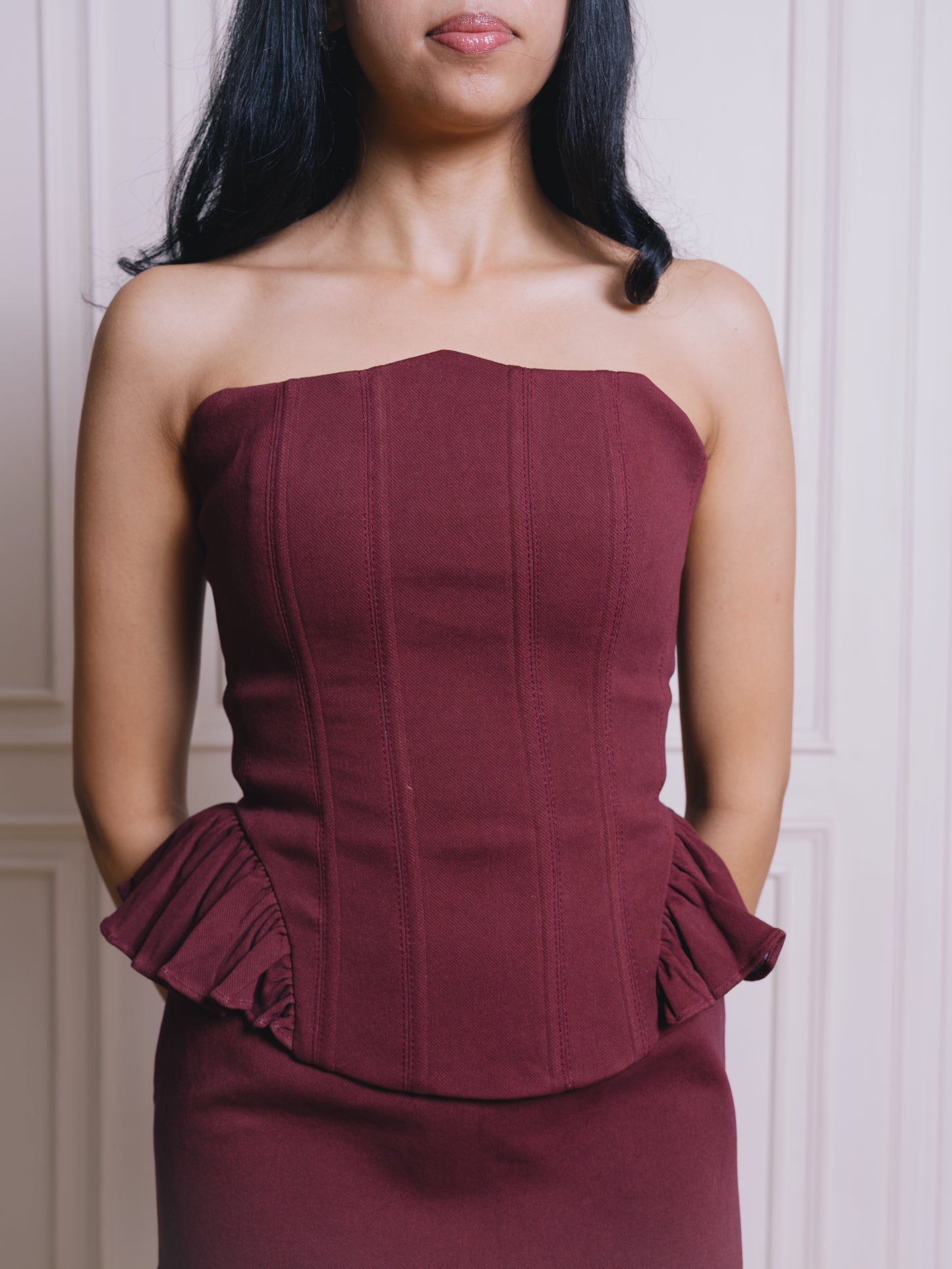 CHERRY FLARE CORSET