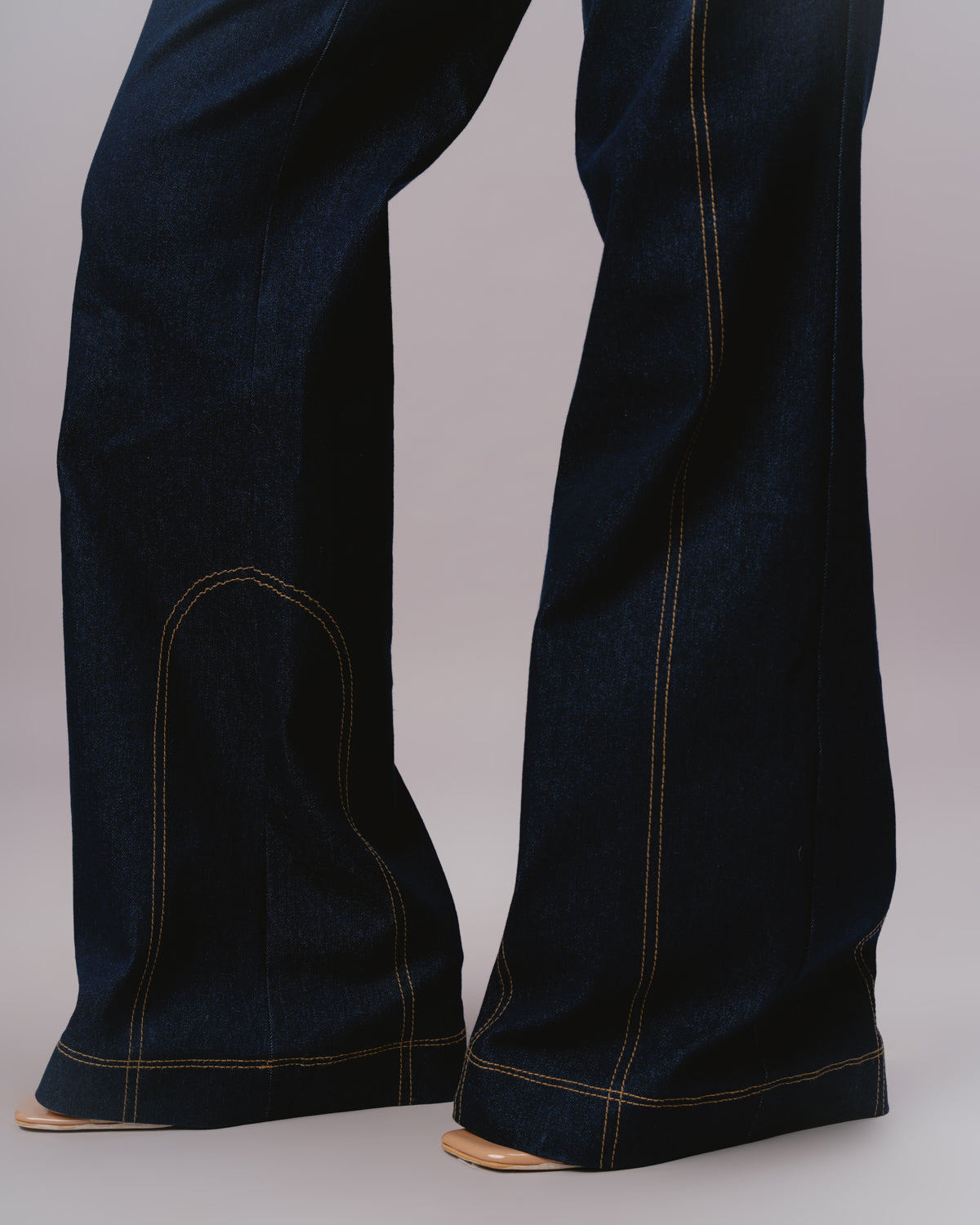 DENIM STITCH TROUSERS