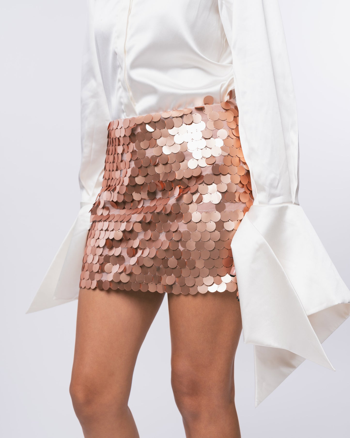 WIDE CUFF SHIRT - WHITE