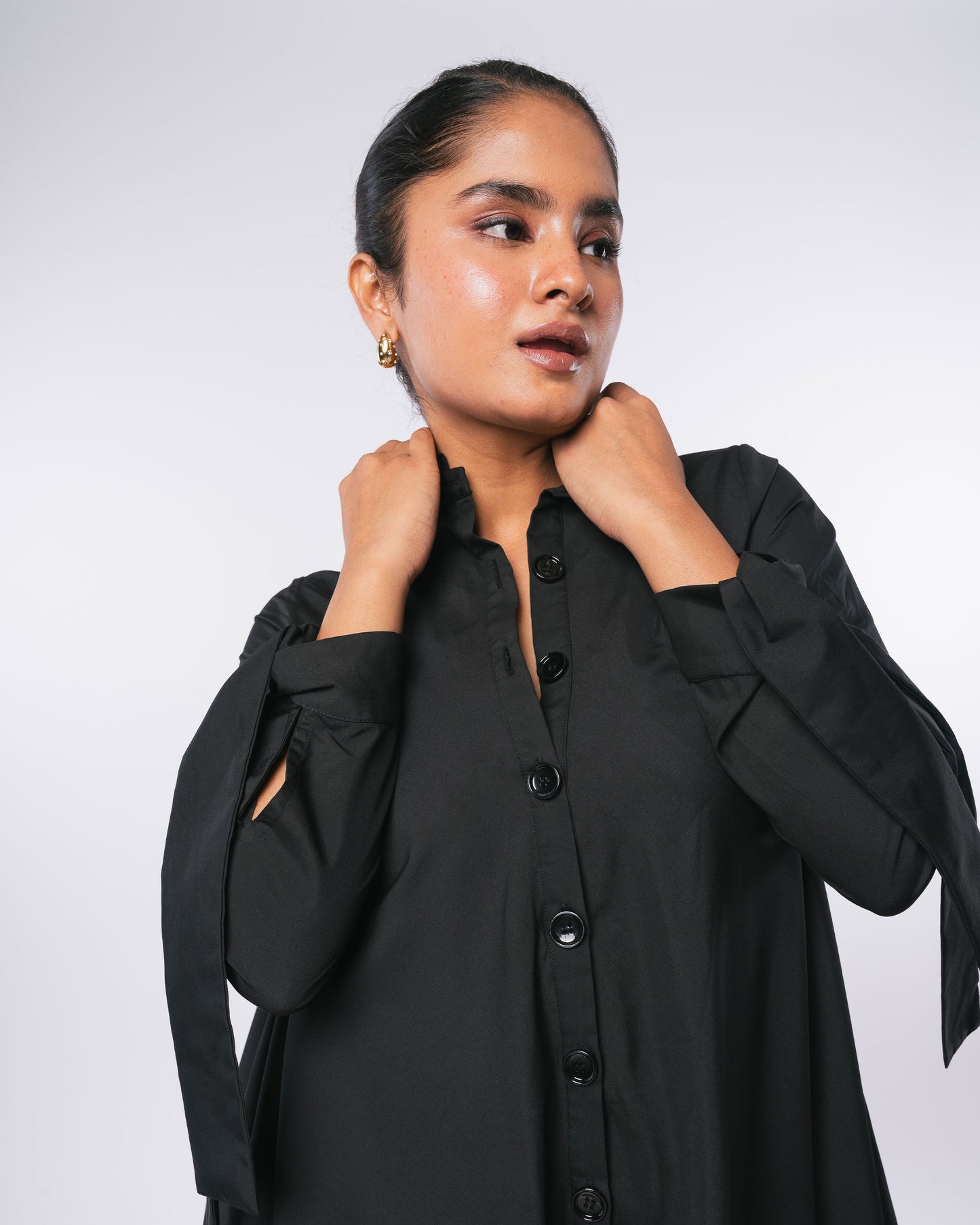 BUBBLE SHIRT DRESS