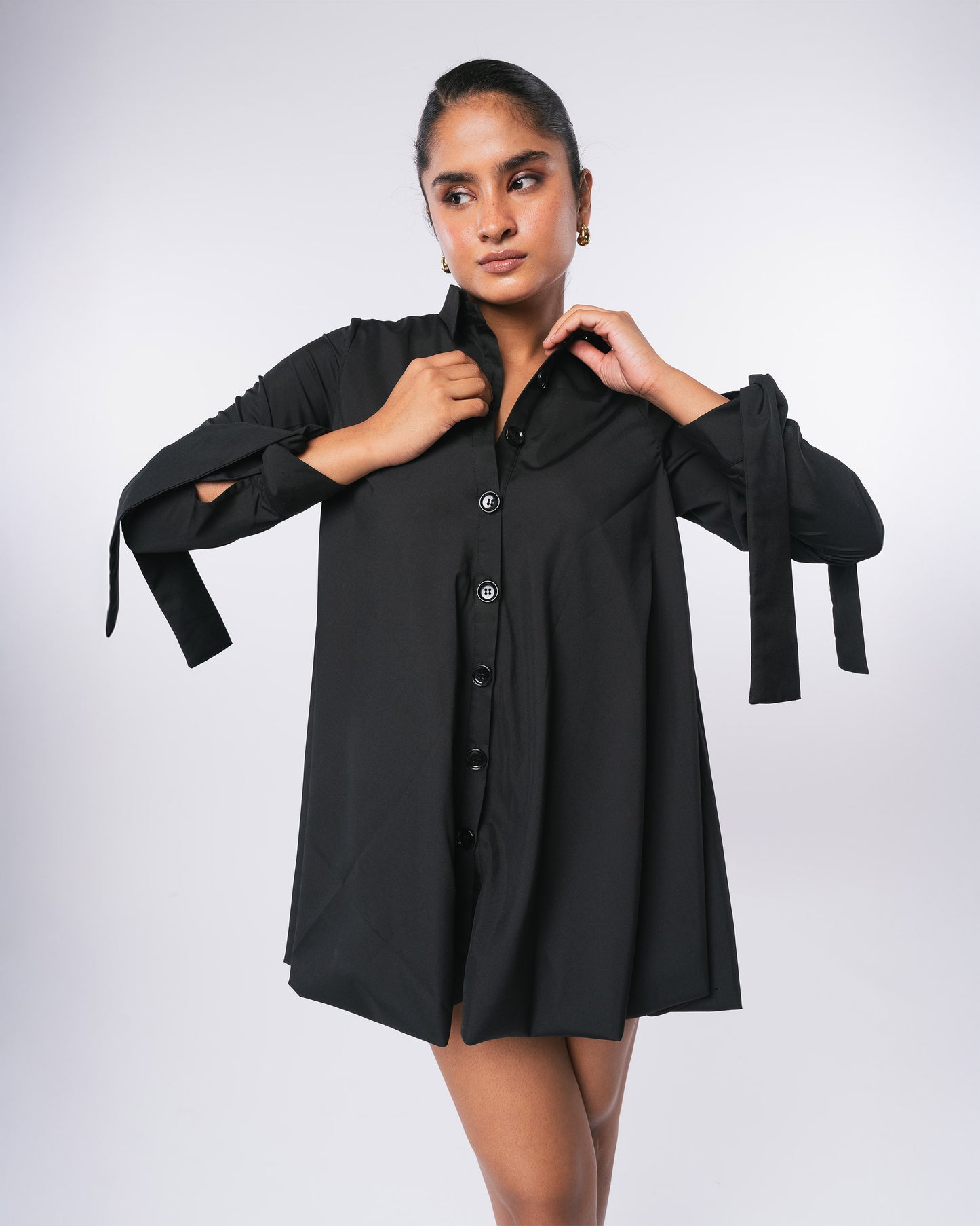 BUBBLE SHIRT DRESS
