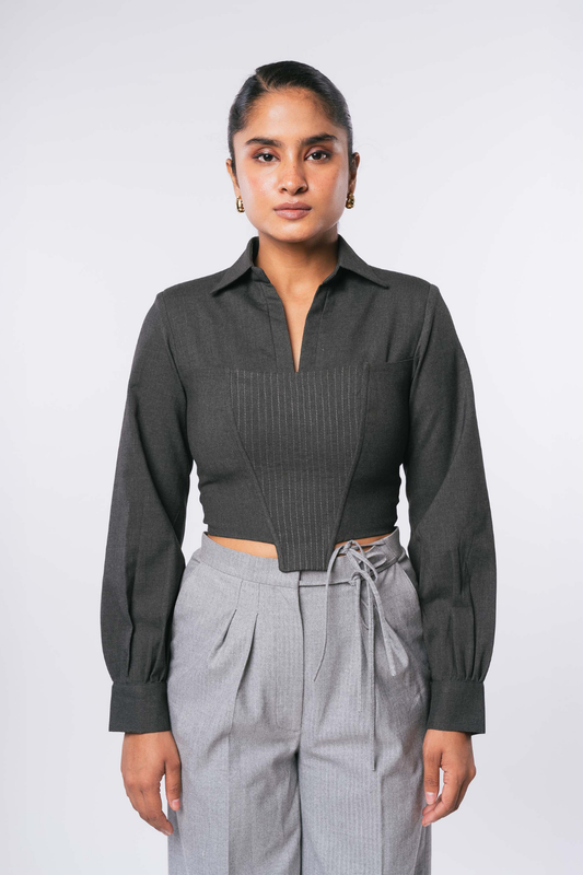 CINCH AND COLLAR TOP