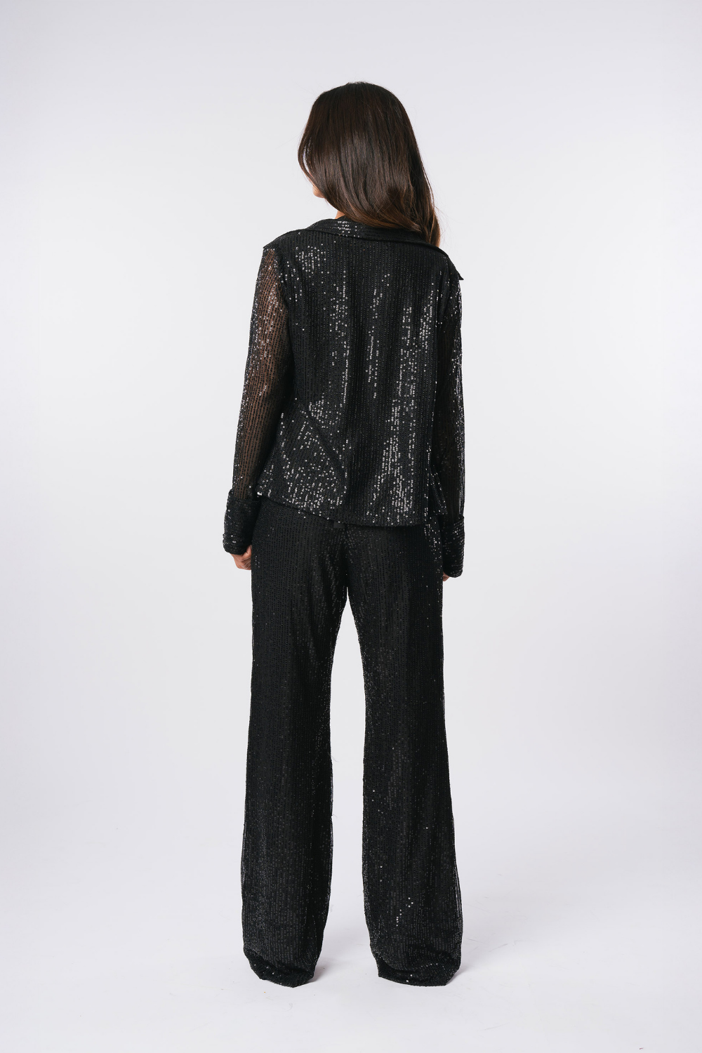 BLACK SEQUIN SET