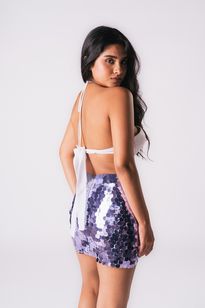 LILAC COIN SKIRT