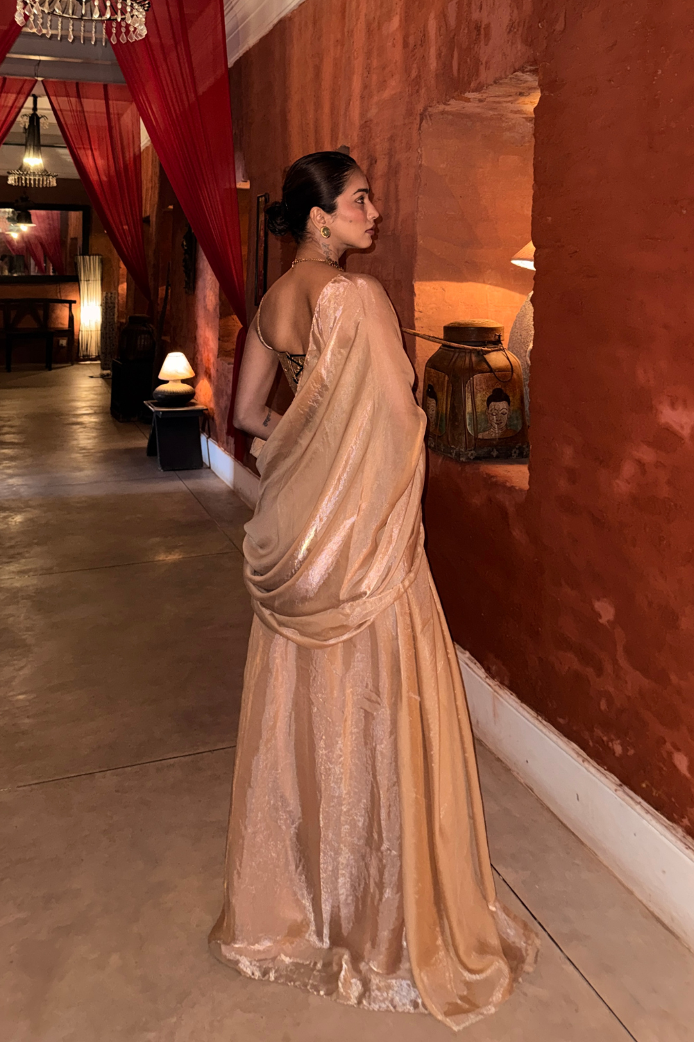ZAAR CORSET + PEACH SAREE