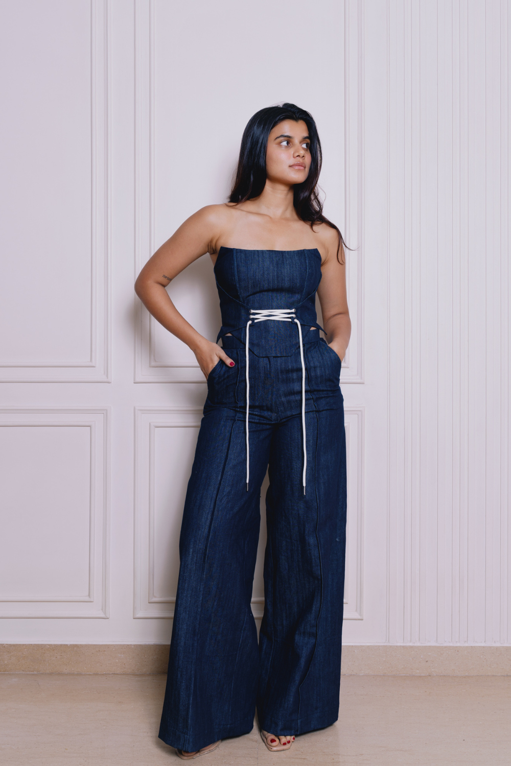 DENIM TIE ME TIGHT