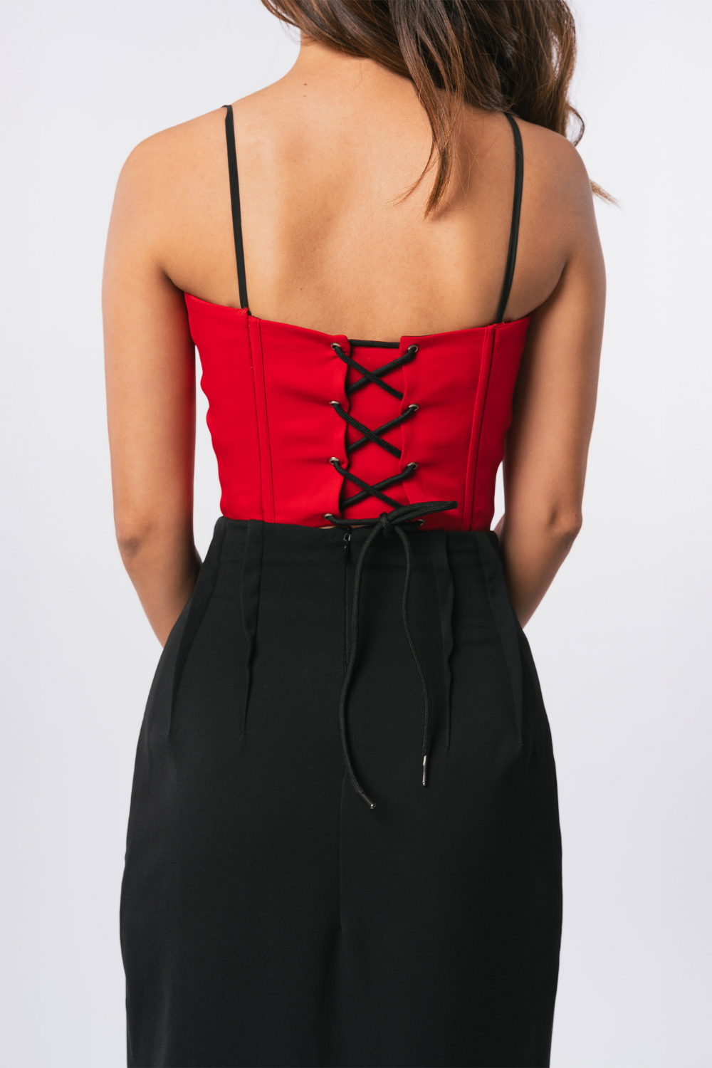 RED LACE CORSET