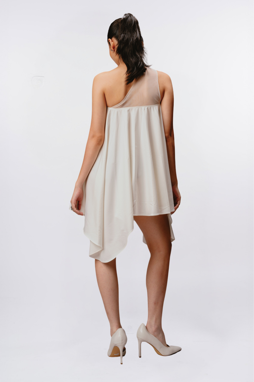 IVORY SPLIT DRESS