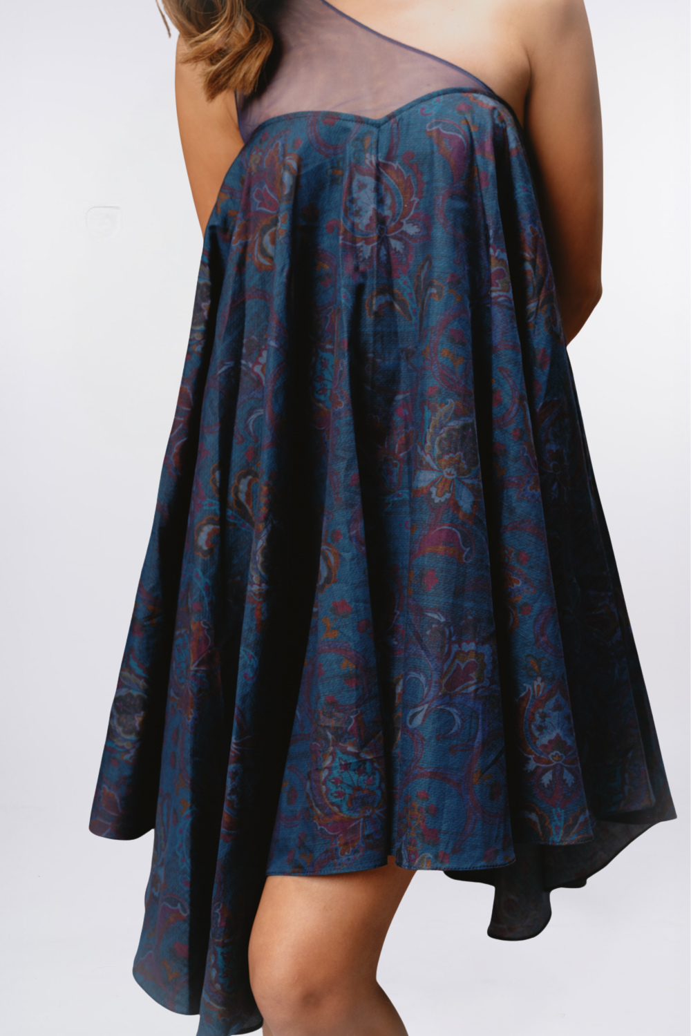 DENIM SPLIT DRESS