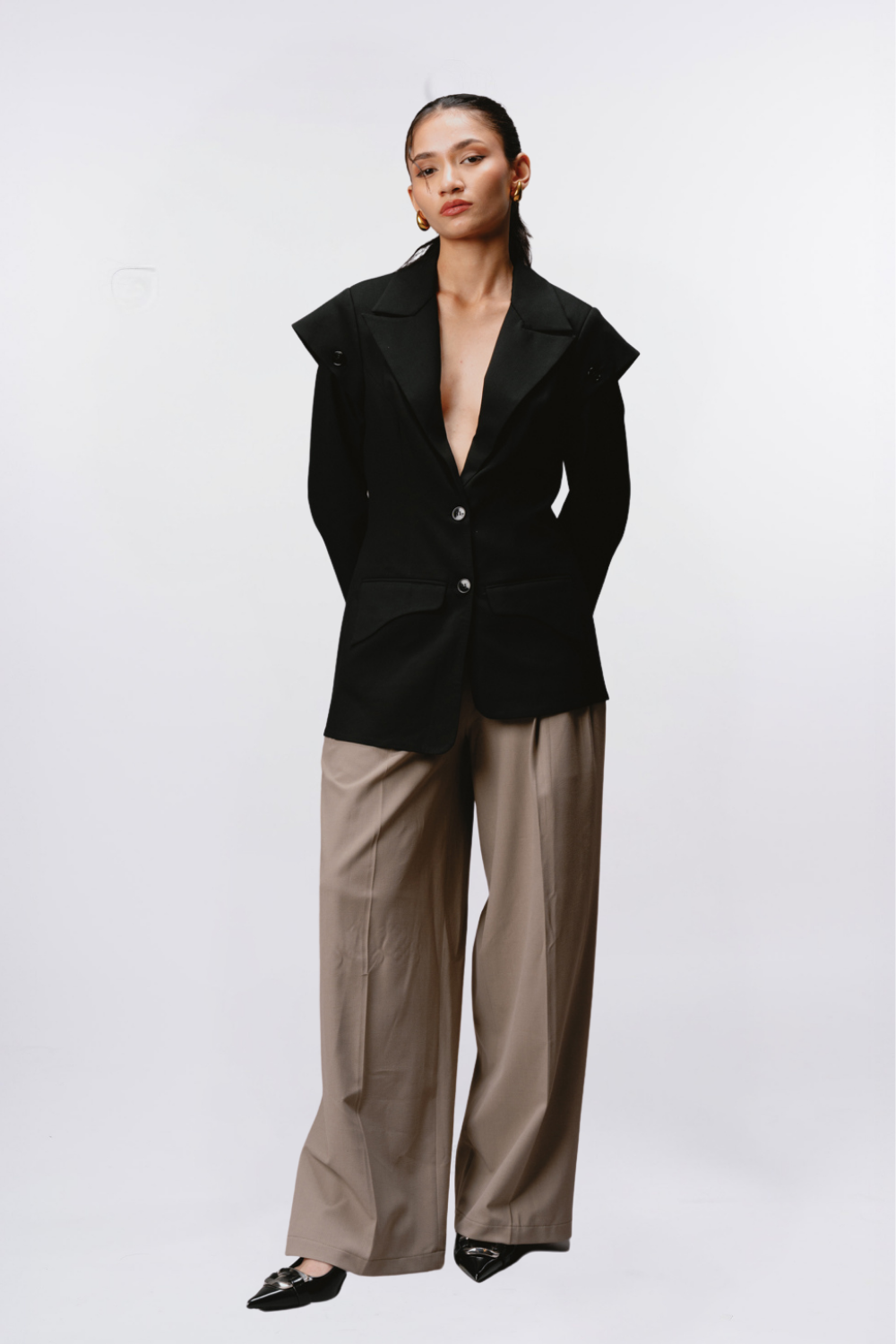 OFF BEAT CUT BLAZER