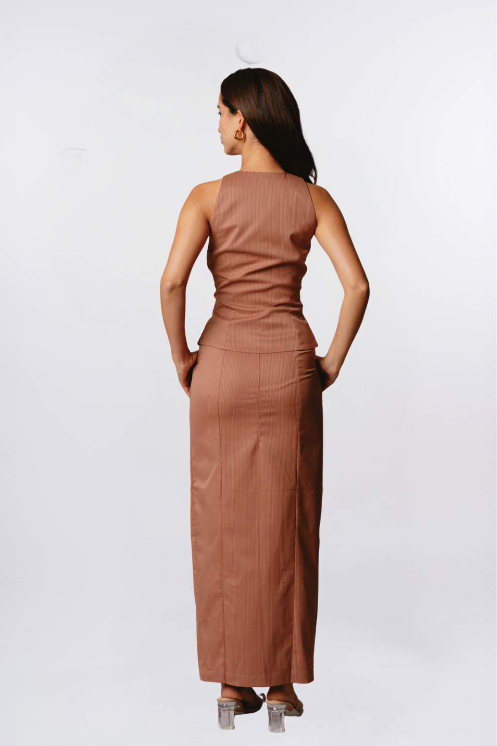 PINSTRIPE PENCIL SKIRT