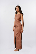 PINSTRIPE PENCIL SKIRT