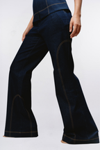 DENIM STITCH TROUSERS