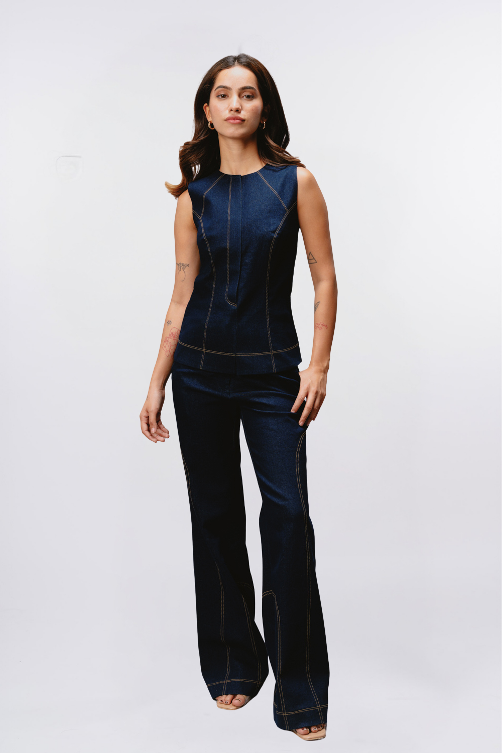 DENIM EDGE TOP