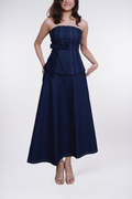 DENIM FLARE SKIRT