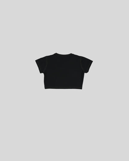 BLACK MICRO TEE