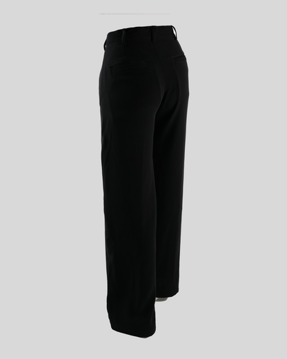 WIDE LEGGED BLACK TROUSERS
