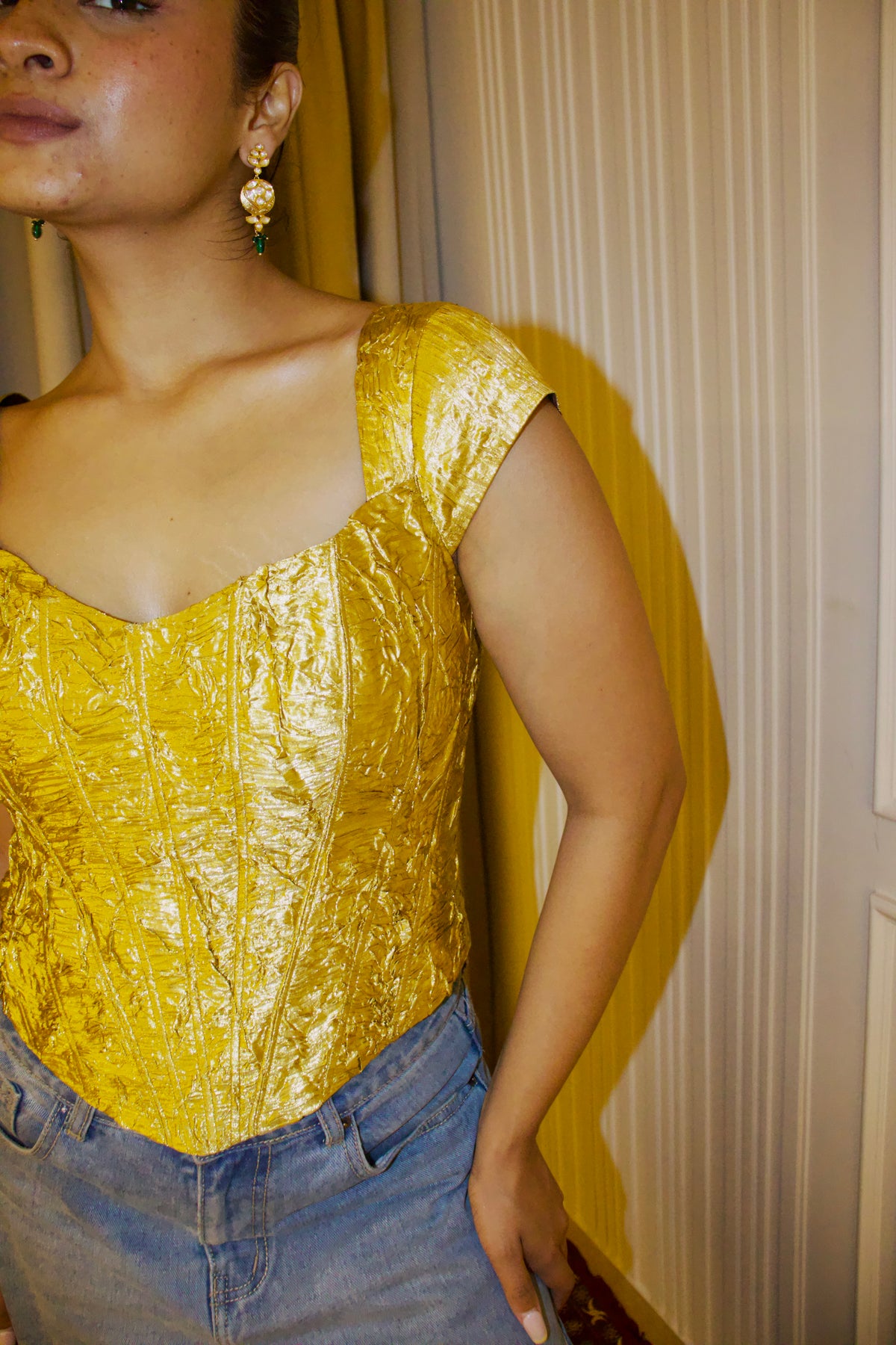 ZAREEN CORSET (w cap sleeves)