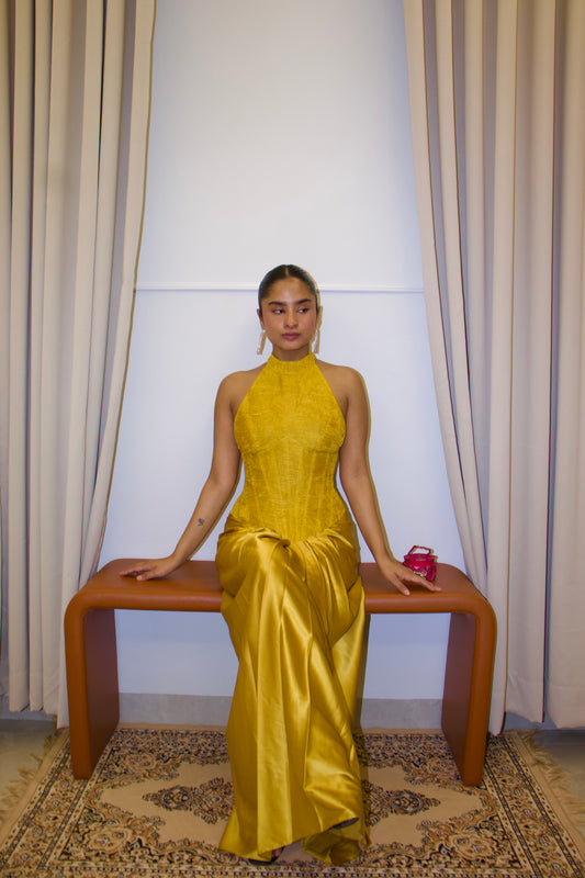 LIMON DRAPE SKIRT