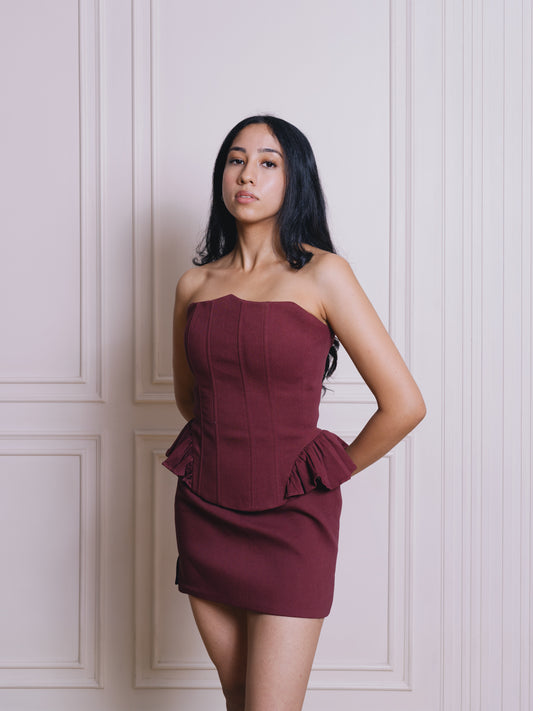 CHERRY FLARE CORSET