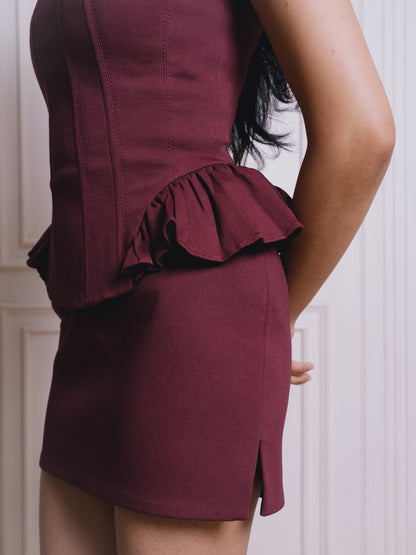 CHERRY FLARE CORSET
