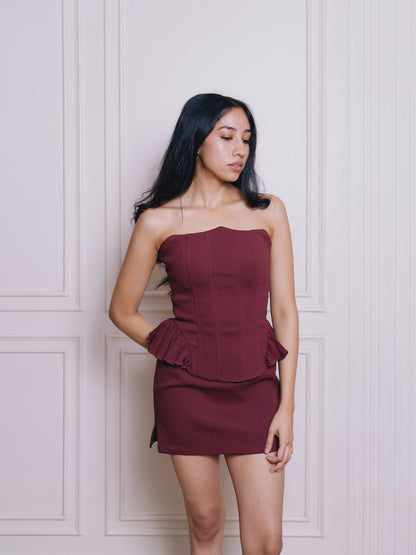 CHERRY FLARE CORSET
