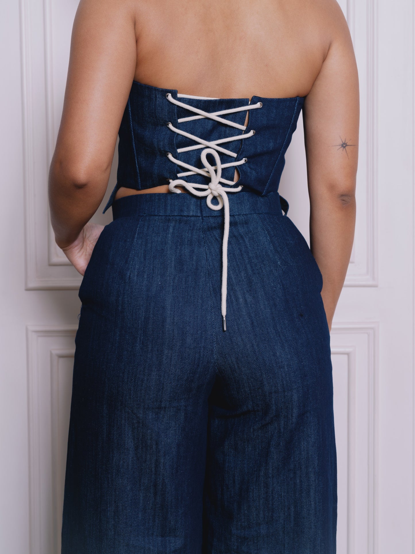 DENIM TIE ME TIGHT