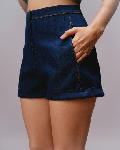 DENIM SHORTS