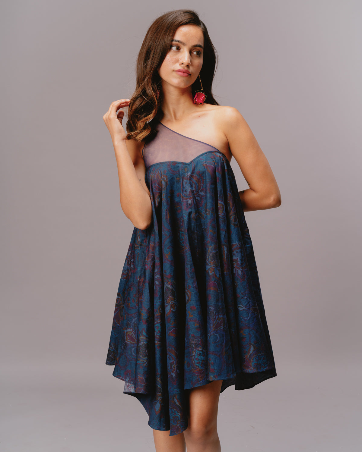 DENIM SPLIT DRESS