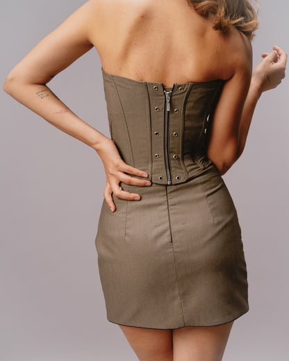 SCALLOP CORSET SET