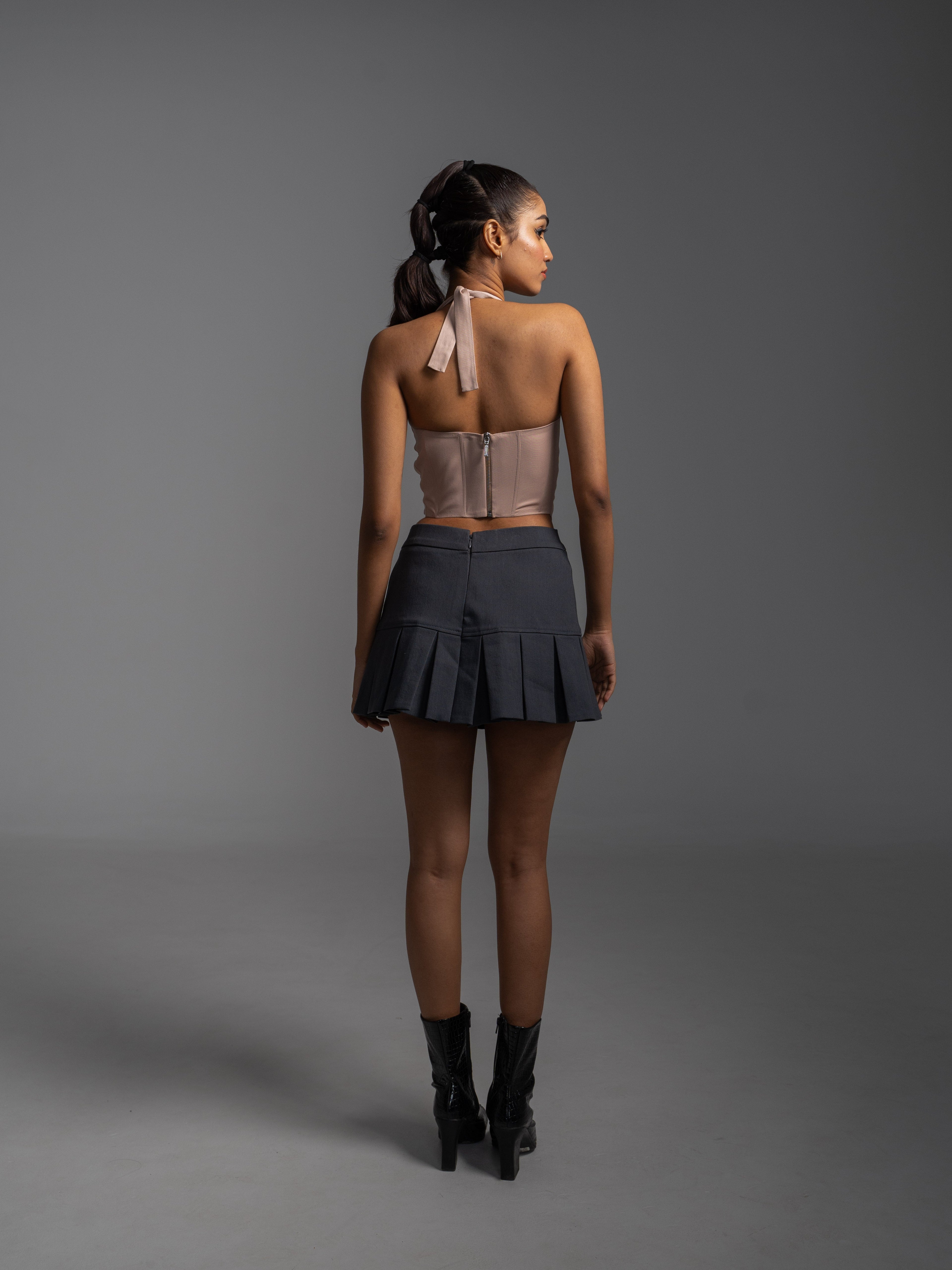 CROSS BUTTON CORSET