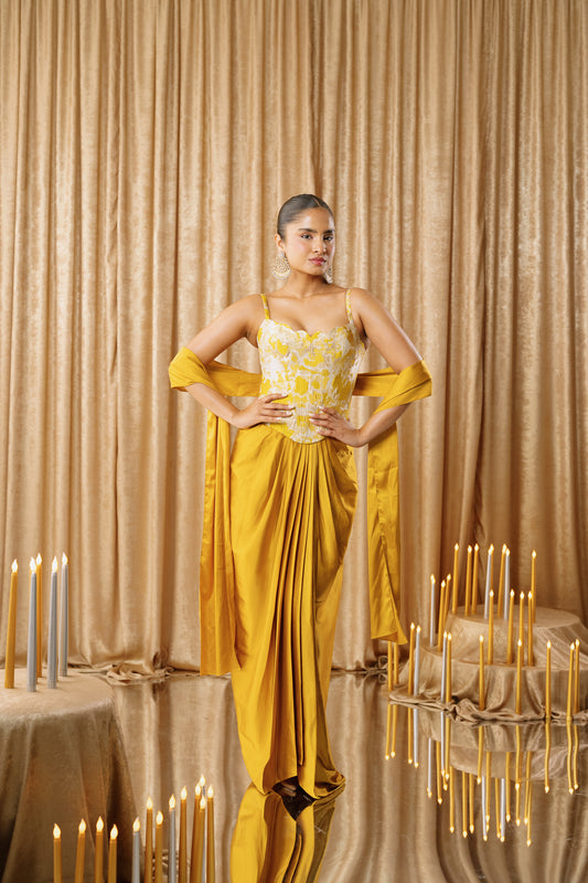 TAARA DRAPE SKIRT