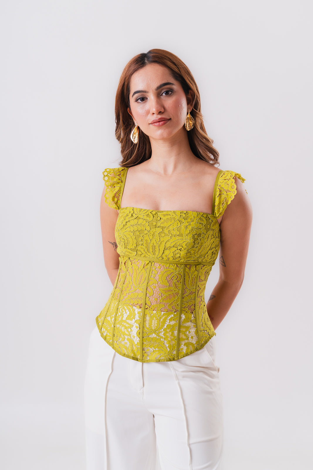 AMARA CORSET - LIME
