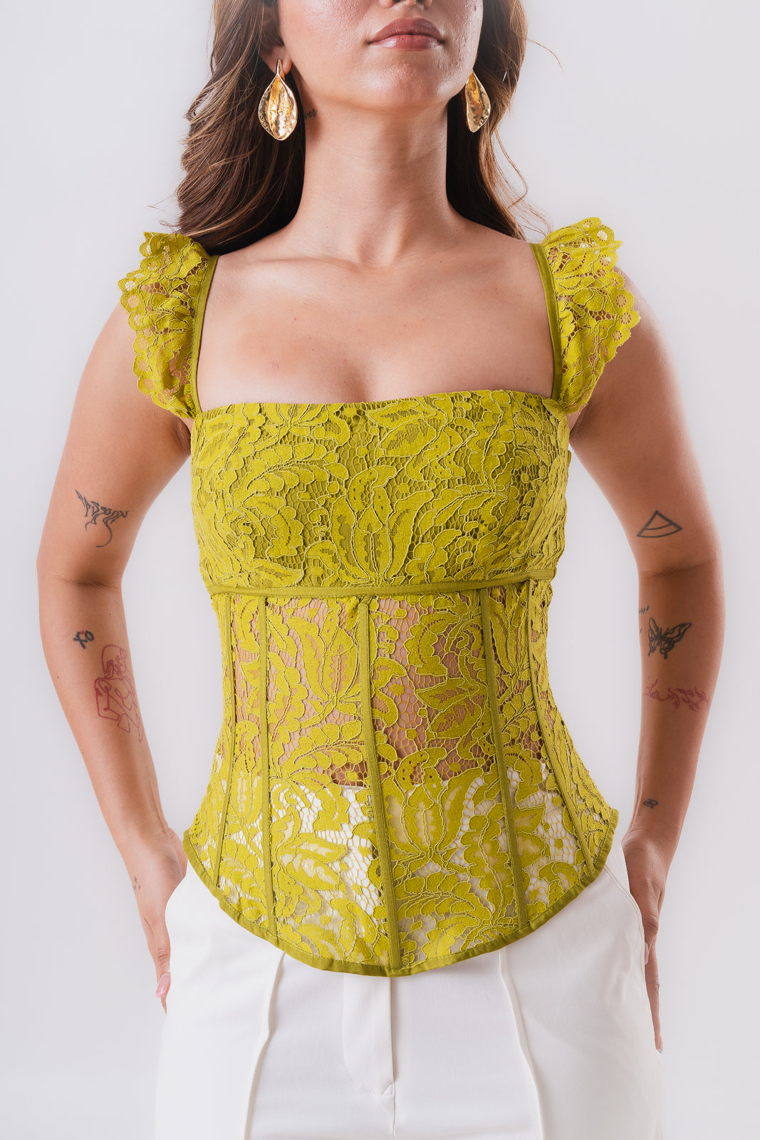 AMARA CORSET - LIME