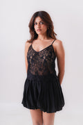 NOIR SLIP TOP