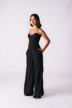 SCALLOP RHINESTONE CORSET