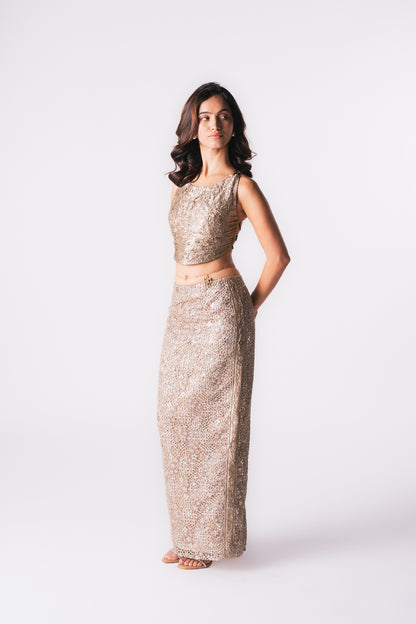 ZAAR TOP + AAINA SKIRT