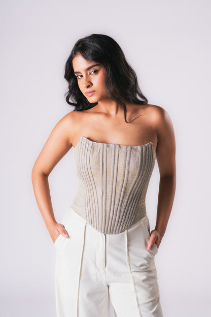 MIXED METAL CORSET