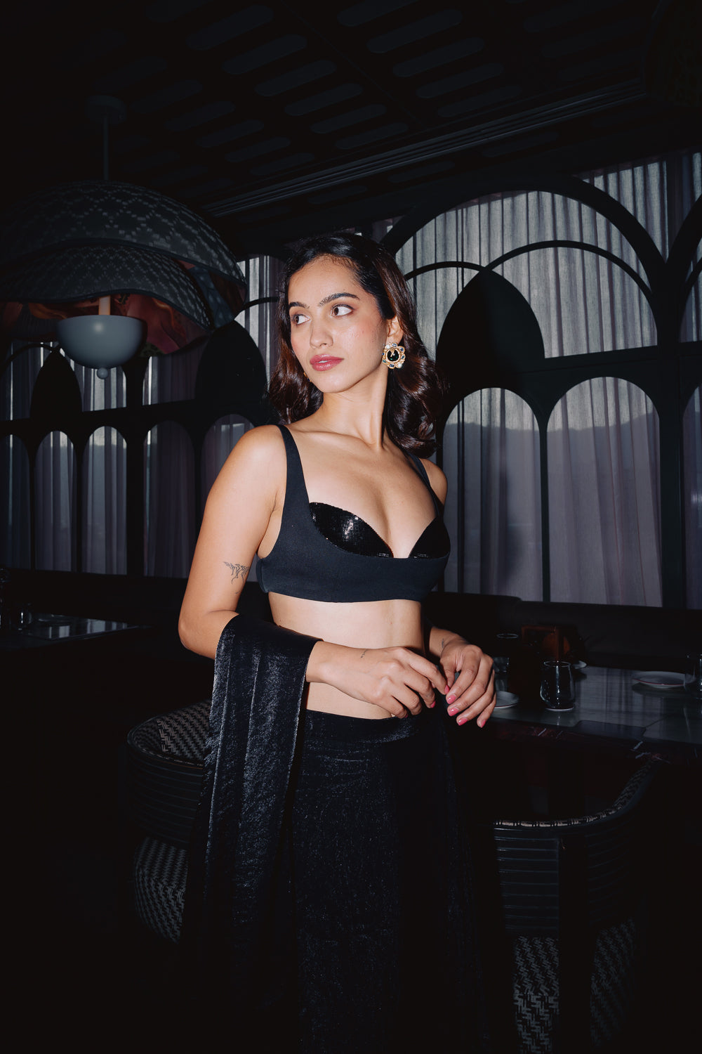 RHINESTONE BRALETTE
